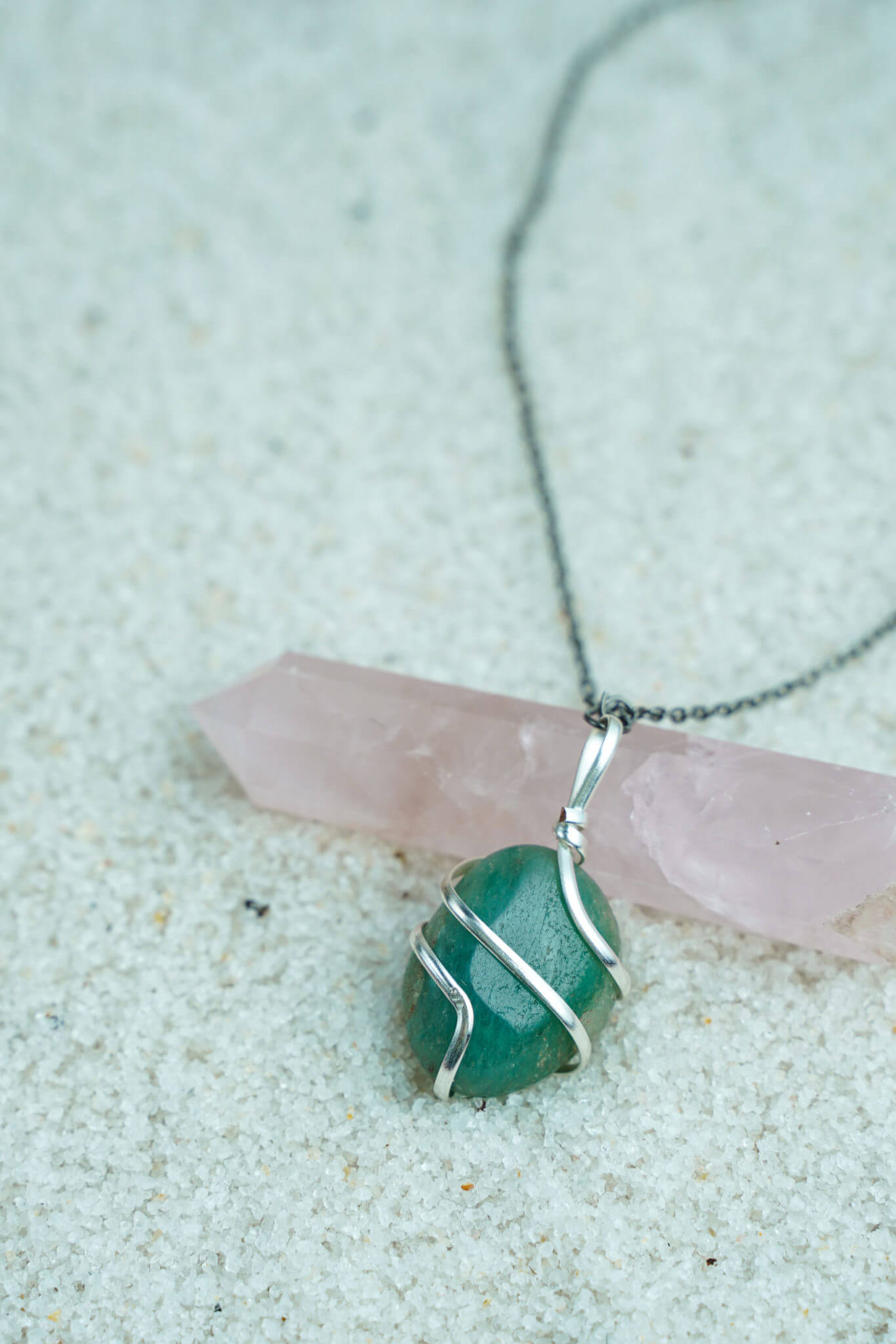 Green Aventurine Tumble Locket