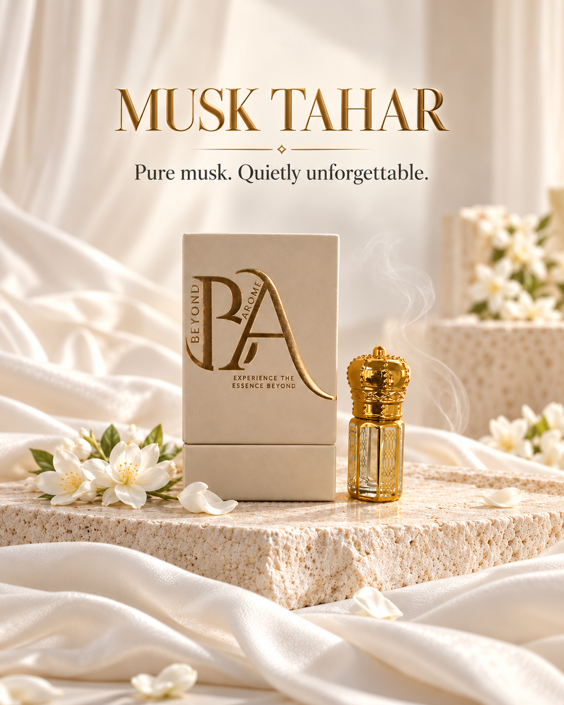 Musk Tahar Attar | Soft White Musk Fragrance – Beyond Arome