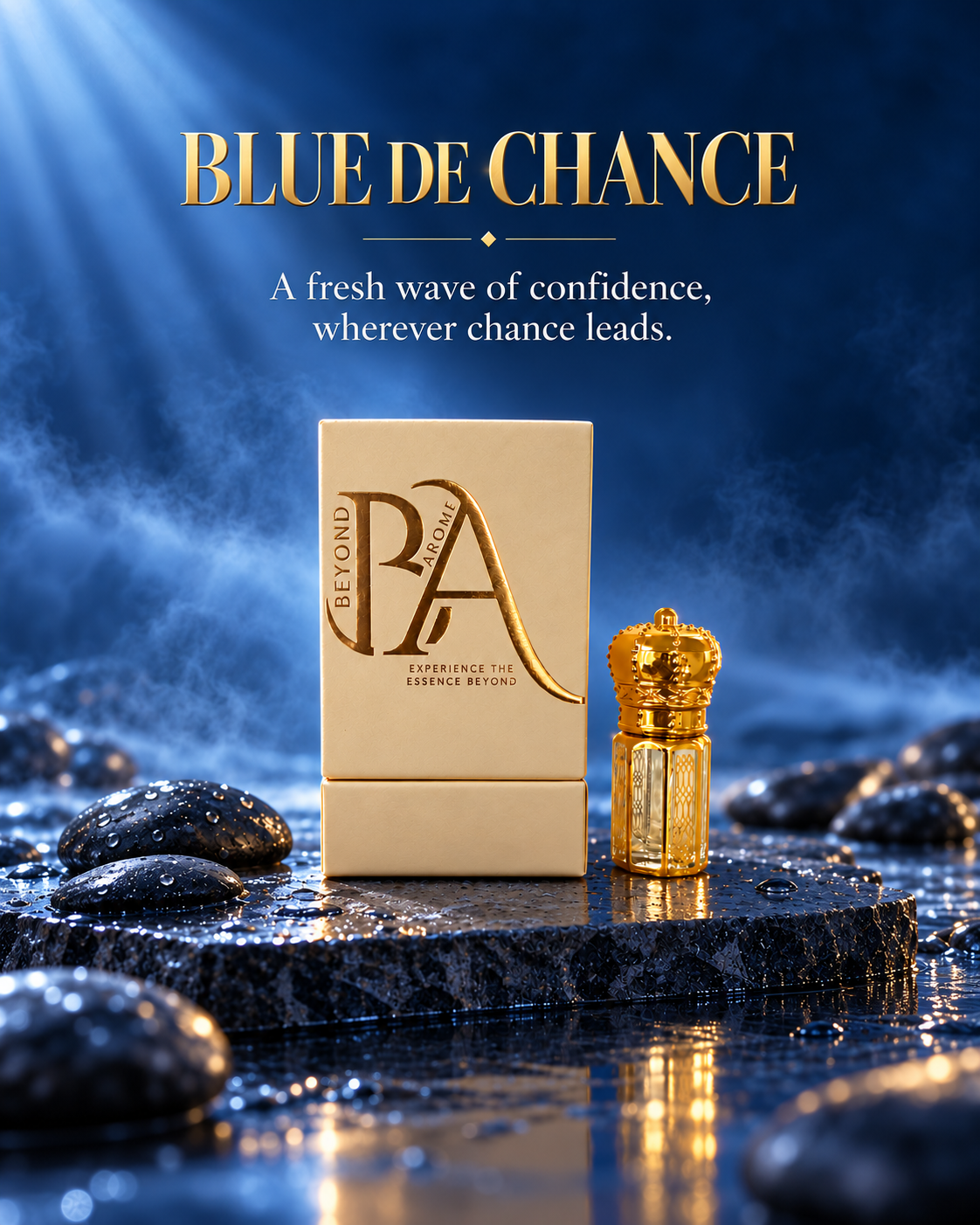 Blue De Chance Attar | Fresh Aquatic Scent – Beyond Arome